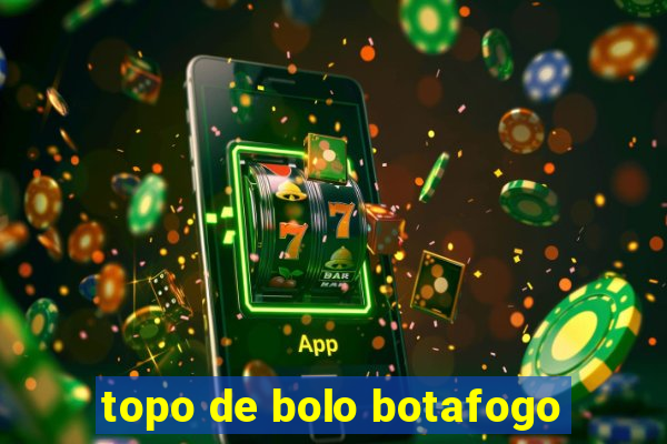 topo de bolo botafogo